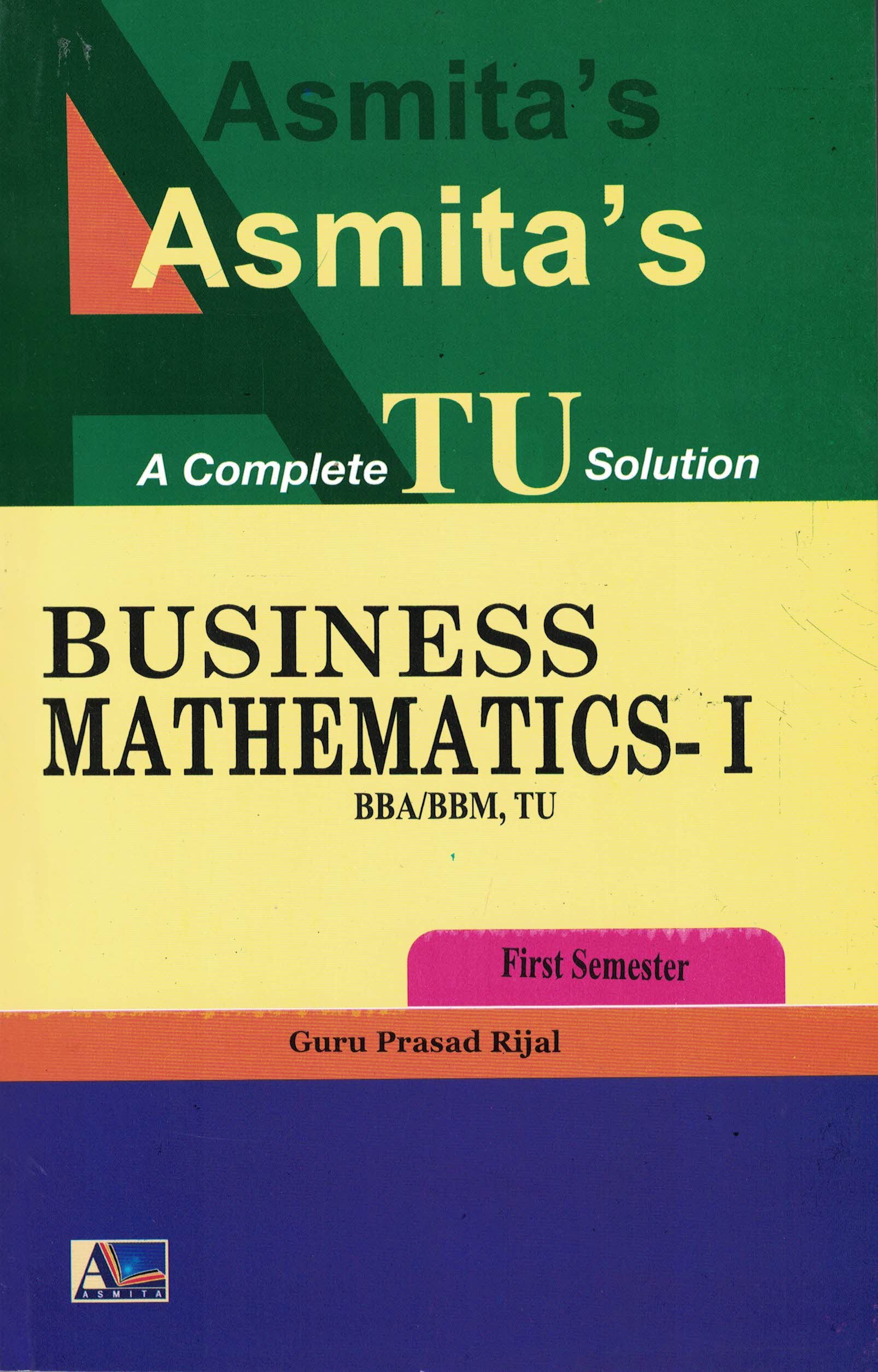 TU Solution of Business Mathematics-I- BBA First Year