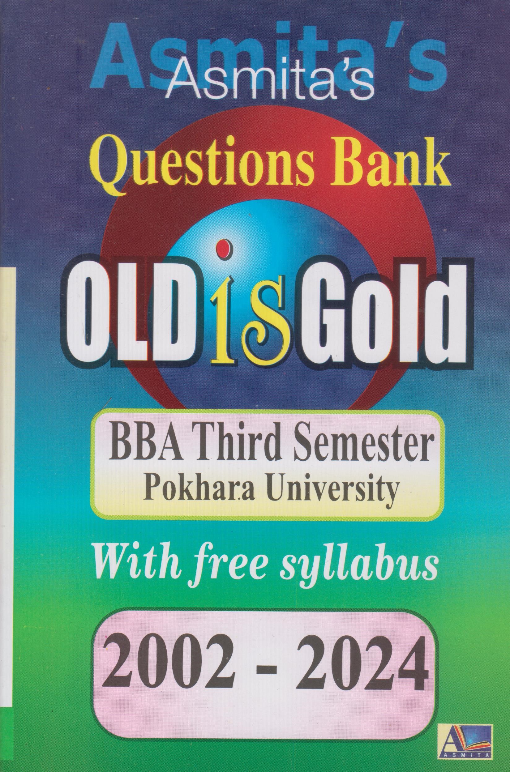 Asmita's Question Bank BBA 3rd Pokhara University