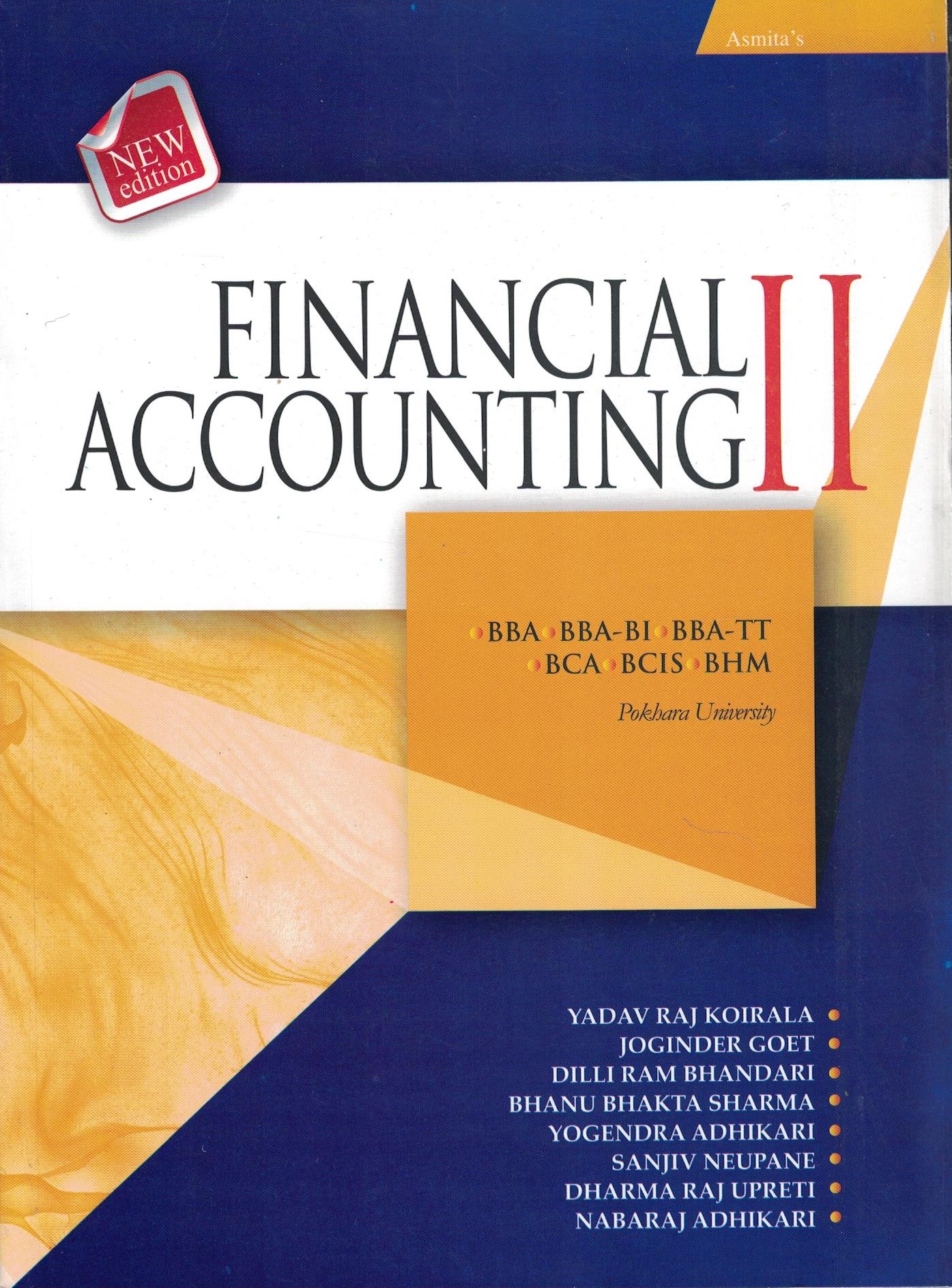Financial Accountinf II -BBA-PU-Second Semester