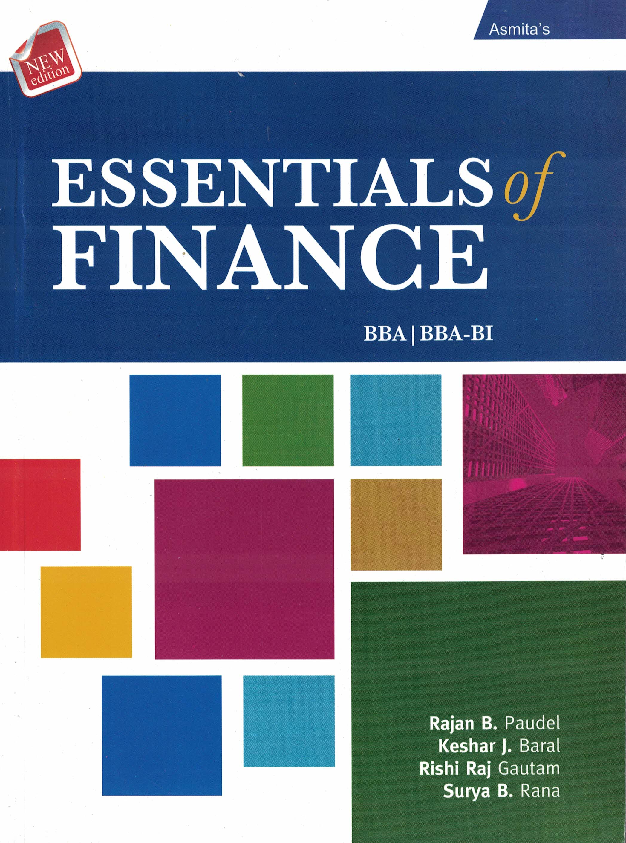Essentials of Finance -BBA-PU-Third Semester