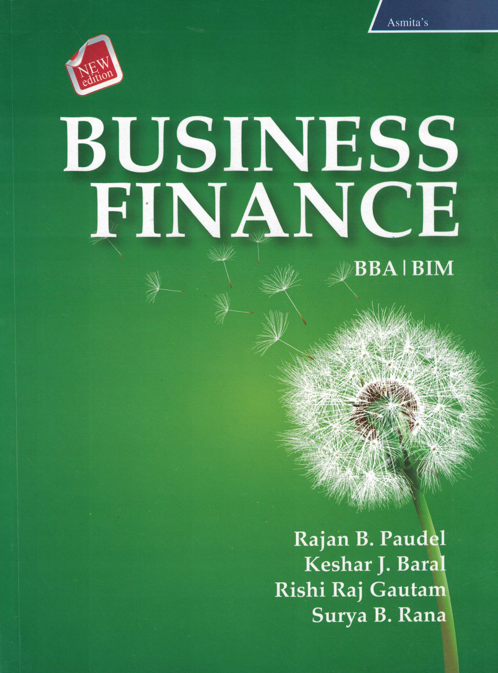 Business Finance - BBA / BIM